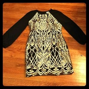 GORGEOUS Badgley Mischka embroidered mini dress14